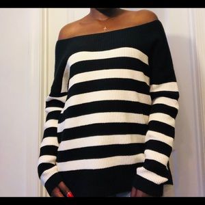 Off Shoulder Sweater
